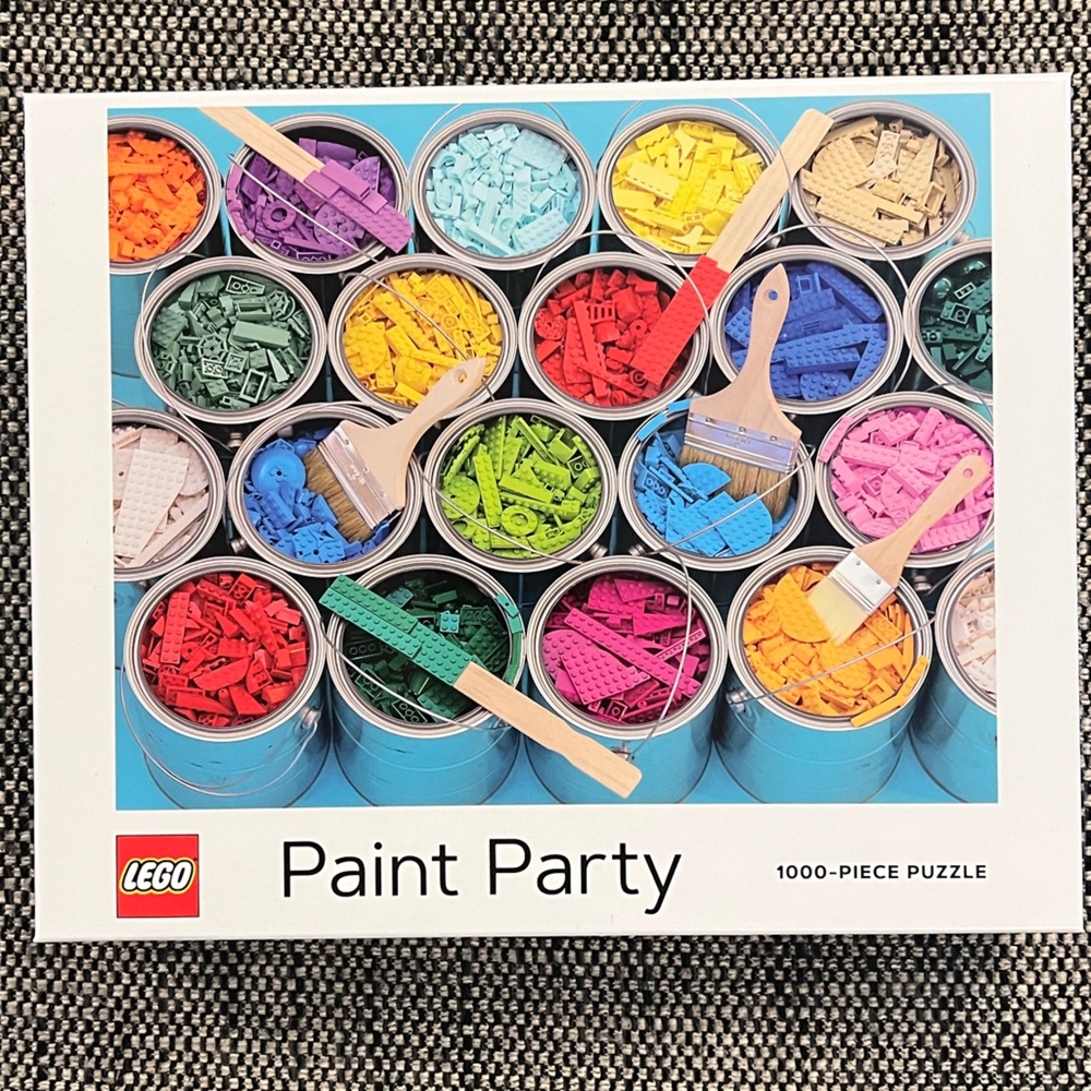Lego Paint Party 1000 Piece Jigsaw Puzzle